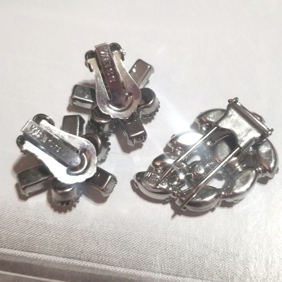 EARLY WEISS Demi Parure ~Spectacular & VERY RARE - Picture 5 of 8